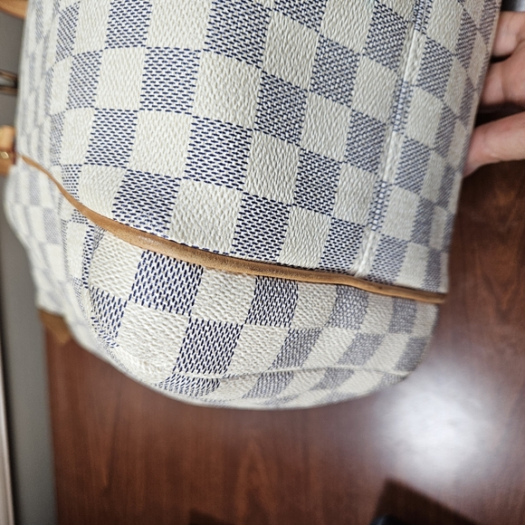 Auth Louis Vuitton Totally mm Azur Diamer totes shoulder bag - Picture 7 of 11